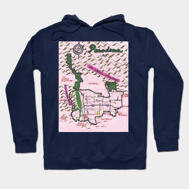 Pasadena Hoodie by PendersleighAndSonsCartography